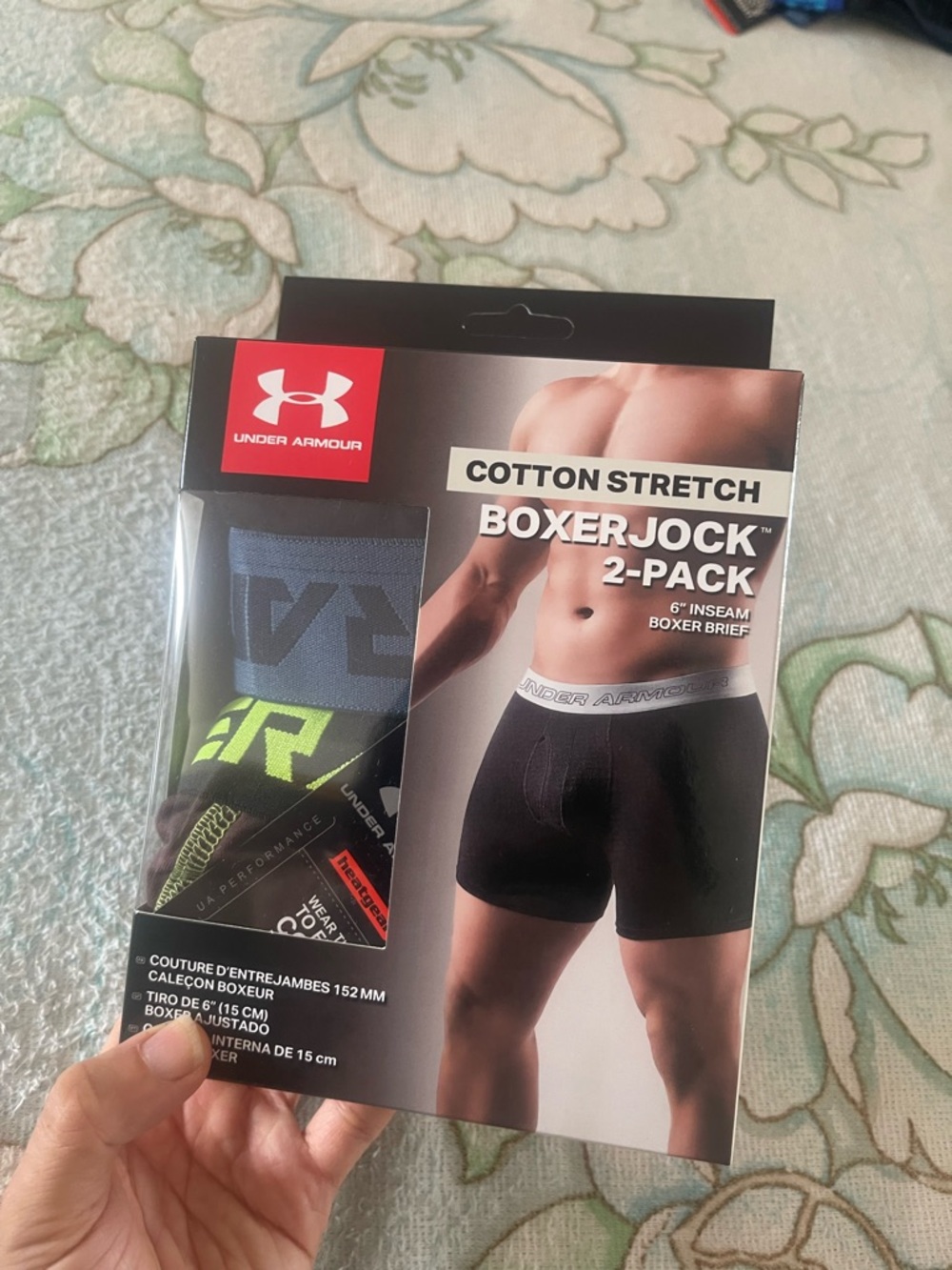 Under Armour Men’s 3” Boxerjock Boxer Briefs Size L 2 Pack Athletic Underwear